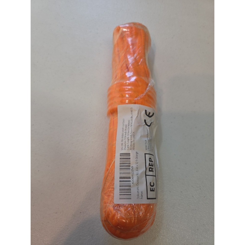 5/16 In X 32 Feet 1000 Tensile Strength Outdoor Braided Rope